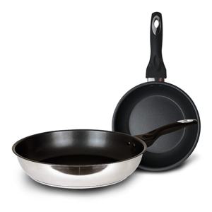 슈프림 인덕션 겸용 3중바닥 4중코팅 스텐 프라이팬 20cm + 28cm (2개)
