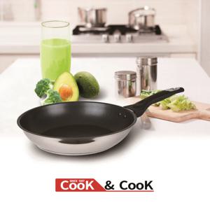 슈프림 인덕션 겸용 3중바닥 4중코팅 스텐 프라이팬 26cm