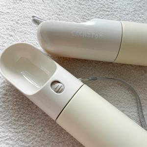 까치토 더스텐보틀 316 스텐 강아지 산책 물병 휴대용 물 회수형 400ml