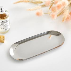 에센셜 메탈 실버 트레이L