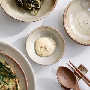 마루 분청 국산 도자기 종지 9cm 1p