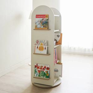 나나 전면 책꽂이 회전책장 5단