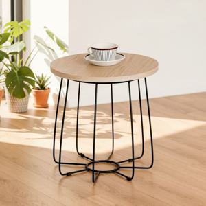 [리퍼] 펌킨 철재 사이드 테이블 소파 거실 협탁 선반