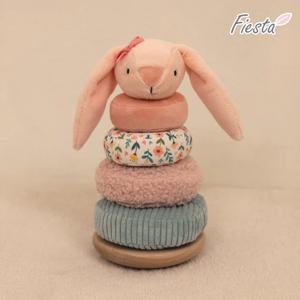 우드&패브릭 링쌓기 토끼