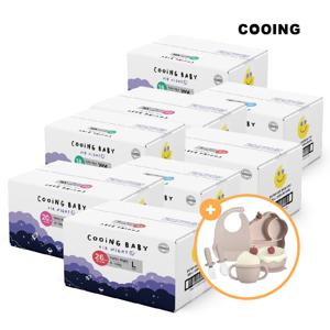 8box/ 쿠잉 에어나이트 팬티 16팩+16팩+사은품(실리콘 식기 full 세트)