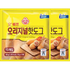 오쉐프 오리지널 핫도그 500g x 2 (낱개20개)
