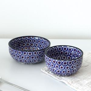 [2+2] 파뷔에 잘리피에 공기대접 2인세트 네이비 (총4P)