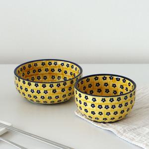 [2+2] 파뷔에 잘리피에 공기대접 2인세트 옐로우 (총4P)