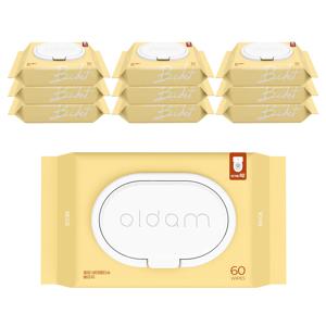 올담 비데물티슈 베이지 캡형 60매 10팩