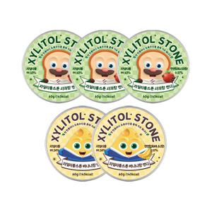 브레드이발소 사과향 60g*3개+바나나향 60g*2개