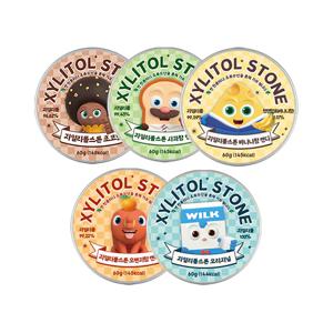 브레드이발소 초코맛 60g+사과향 60g+바나나향 60g+오렌지향 60g+오리지널 60g