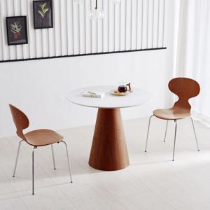 [리퍼]콘 원형 앤트 2인 테이블 식탁세트 2colors