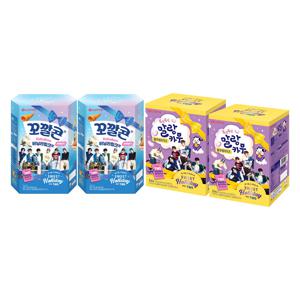 투어스 X 꼬깔콘 바닐라밀크 120gx2개+말랑카우 블루베리치즈 126gx2개