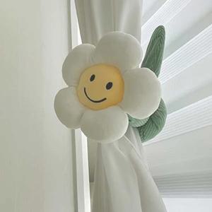 1+1 꽃모양 커튼 고정홀더 타이백 4color