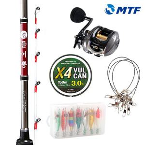 들어뽕 입문 선상 갑오징어 낚시 5종 세트