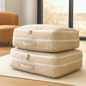 공간10배활용 이불 압축파우치 옷 정리함 보관함 이불정리 파우치