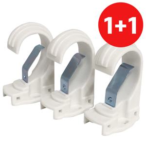 커텐봉 1+1 커튼브라켓 라이프 (화이트35mm) K349 링