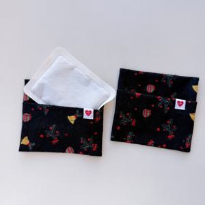 크리스마스 핫팩 생리대 미니 파우치 2color