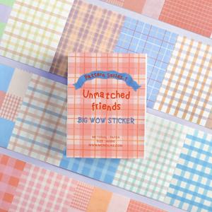 언매치드 프렌즈 빅 와우스티커 패턴 Series.1