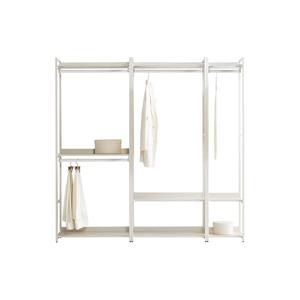 뉴에디트 드레스룸 세트 행거형 200cm_라이트그레이