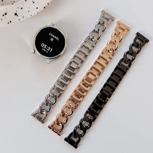 갤럭시 워치 7 6 5 4 클래식 호환 FE 액티브 1 2 체인 브레이슬릿 메탈 스트랩