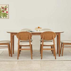 올랜도 6인타원형 세라믹테이블 1800