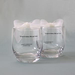 뚜쥬르 프렌치 볼레로 글라스 위스키잔 에이드잔 레터링컵 레터링잔 홈파티 홈카페 감성