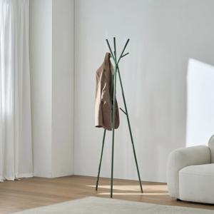 에브리 스탠드 우드가지 옷걸이 딥그린