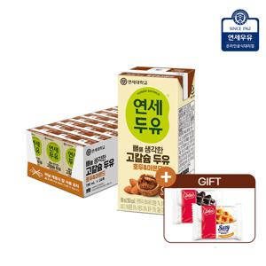 뼈를 생각한 두유 호두&아몬드 190ml 24팩 + 로투스 랜덤증정