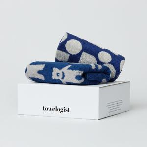 [키티버니포니 x 타월로지스트] 선물포장 페이스 타월 2P - 베이비 보이 베어+바이마르