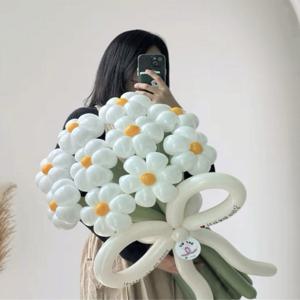 완제품출고 데이지 풍선꽃다발 꽃다발 기념일풍선 생일풍선 학예회 발표회 파티풍선