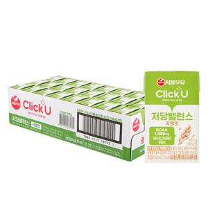 서울우유 클릭유 저당밸런스 곡물맛 140mlx24개