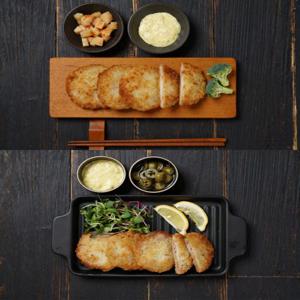 바삭한 새우까스,오징어까스 2봉 모음전 (1kg x 2봉)