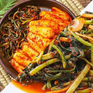 국산 시원한 열무김치 3kg+밥도둑 총각김치 3kg