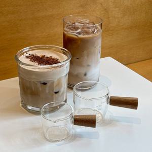 [2+2] 우드 핸들 유리 소스볼 (미니2P+소2P) 총4P