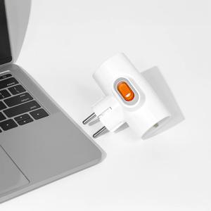 국산 T자형 선없는 멀티탭 3구 스위치 안전 콘센트