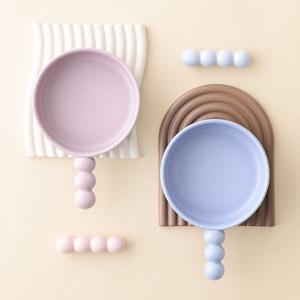 [해외] 커트러리 수저받침대 파스텔 폼폼