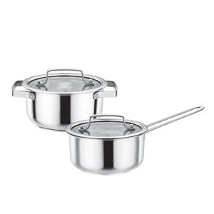 3중바닥 IH 스텐냄비 2종세트 (18편수+20양수)/ 인덕션 겸용 냄비세트