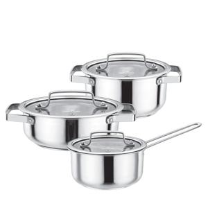 3중바닥 IH 스텐냄비 3종세트 (18편수+20양수+24전골)/ 인덕션 겸용 냄비세트