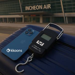정밀측정 기내용 손저울 여행용 캐리어 저울 매달림 낚시 저울