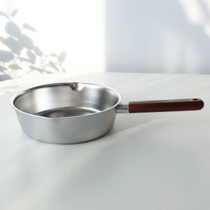 통5중 IH 인덕션 무연마 스텐 플렉스 팬 편수냄비 24cm