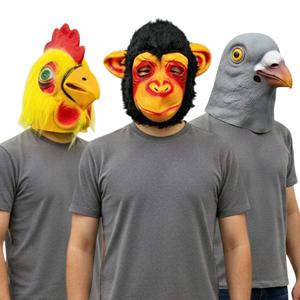 파티 고무가면 엽기 분장 동물 컨셉 마스크 파티소품 코스프레 할로윈
