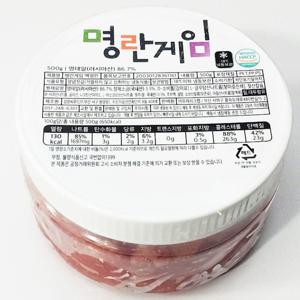부산명품수산물인증 저염숙성 백명란 1통 500g 선상동결 숙성명란