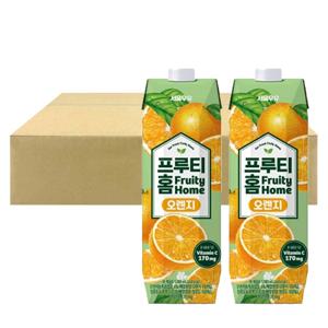 서울우유 프루티홈 오렌지 주스 1000mlx9개