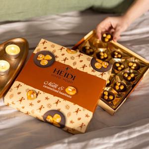 오늘의 집들이 선물 스위스 명품 초콜릿 하이디 카라멜 헤이즐넛 밀크초콜릿 119g 14피스