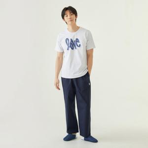 남 LOVE_BETTER_소프트 코튼 반팔 파자마 티셔츠