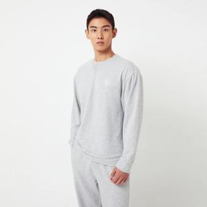 남 소프트 스웨트 긴팔 파자마 티셔츠 (2 colors)