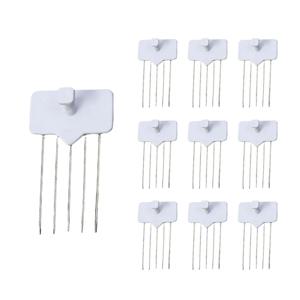 10개입 무타공 이지 벽지핀 액자걸이 일자형 못없이 걸기 벽걸이 후크