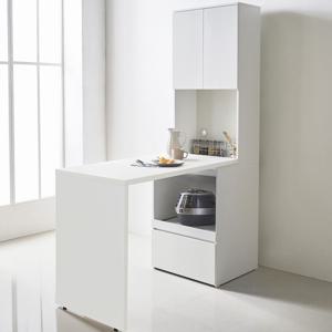 E0자재 데이아 광파오븐렌지대 수납장세트600(서랍레일형)+식탁-DVX