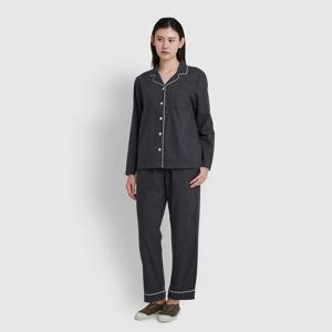 여 플란넬 파자마 세트 (4 sizes)(2 colors)